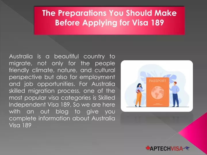 the preparations you should make before applying