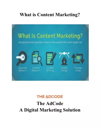 what is content marketing