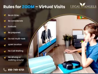 Rules for ZOOM – Virtual Visits