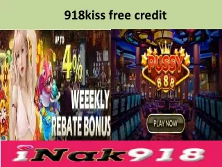 918Kiss free credit