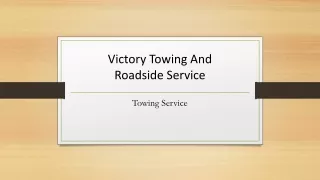 Victory Towing And Roadside Service