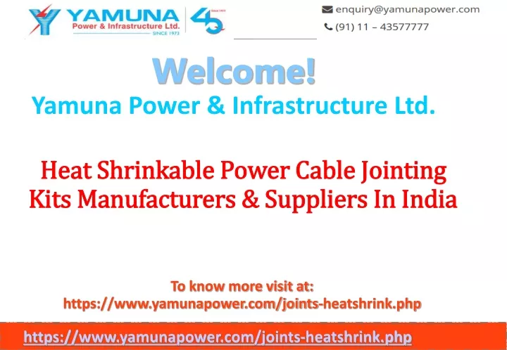 welcome yamuna power infrastructure ltd