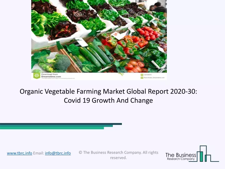 organic vegetable farming market global report