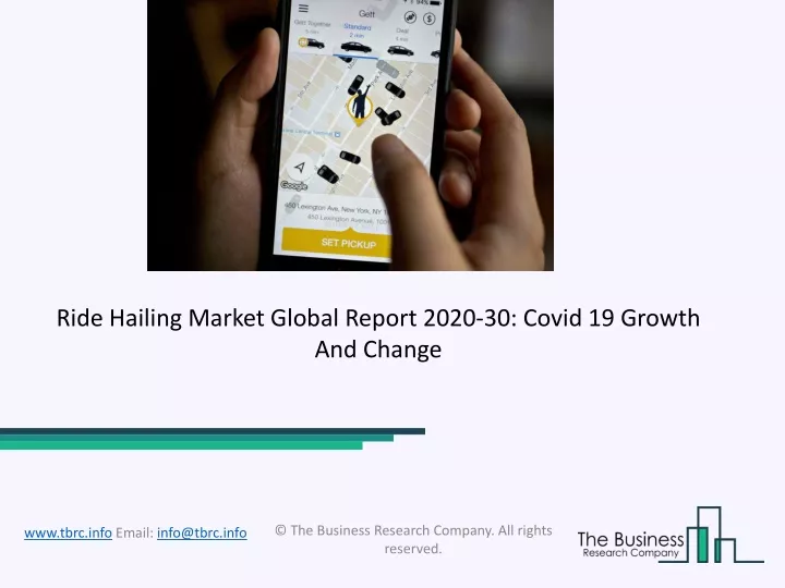 ride hailing market global report 2020 30 covid