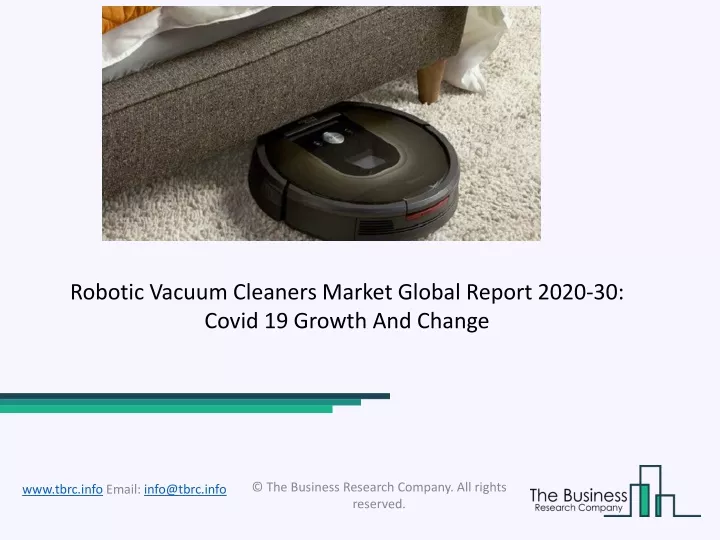 robotic vacuum cleaners market global report 2020