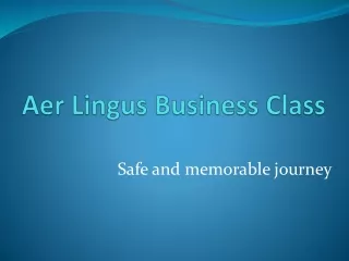 aer lingus business class