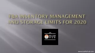 FBA Inventory Management and Storage Limits for 2024