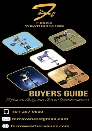 How to Buy the Best Weathervanes- Buyers Guide