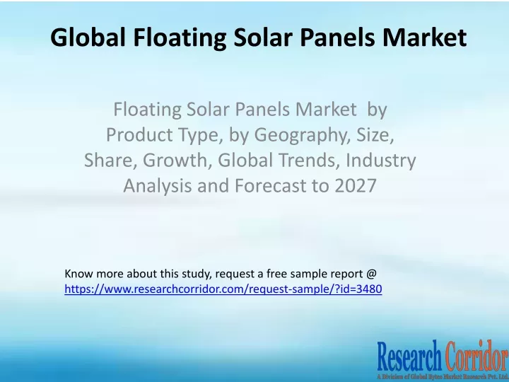 global floating solar panels market