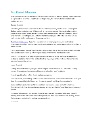 pest control edmonton