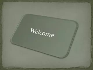 welcome