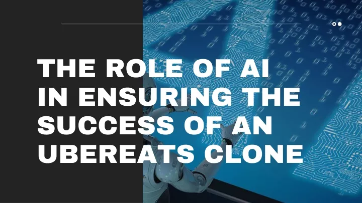 the role of ai in ensuring the success