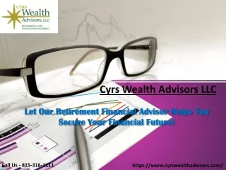 Retirement Financial Advisor