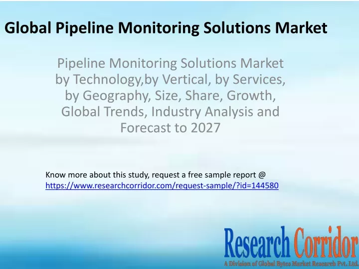 global pipeline monitoring solutions market