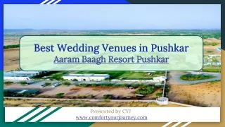 best wedding venues in pushkar aaram baagh resort