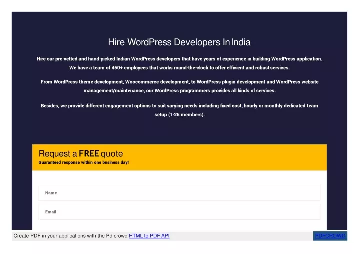 hire wordpress developers in india