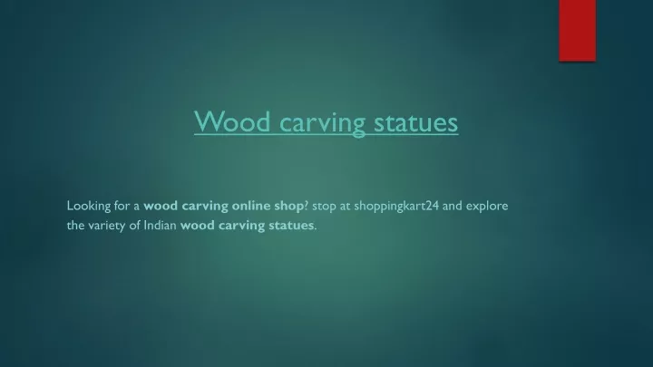 wood carving statues