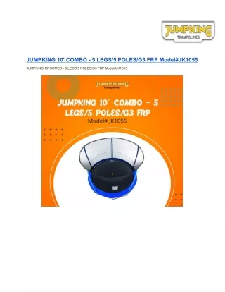 jumpking 10 combo 5 legs 5 poles g3 frp model