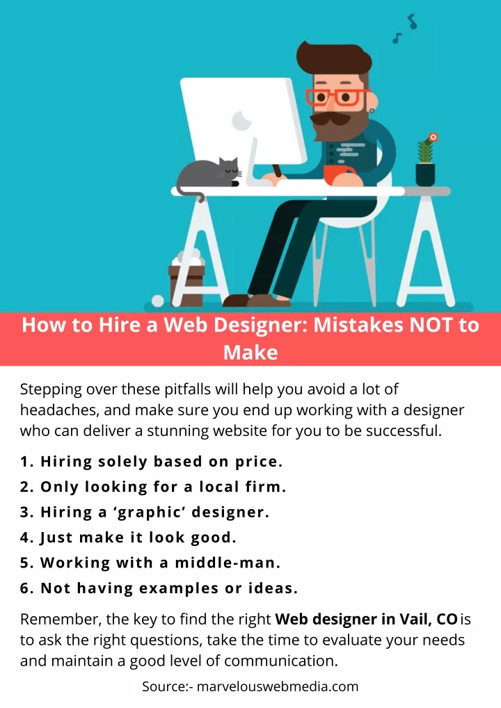 how to hire a web designer mistakes not to make