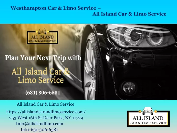 westhampton car limo service