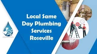 Local Same Day Plumbing Services Roseville