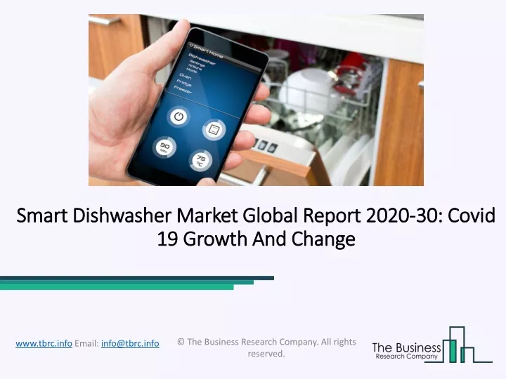 smart dishwasher market global report 2020 30 covid 19 growth and change