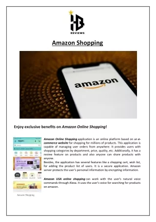 amazon shopping