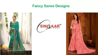 Fancy Saree Designs