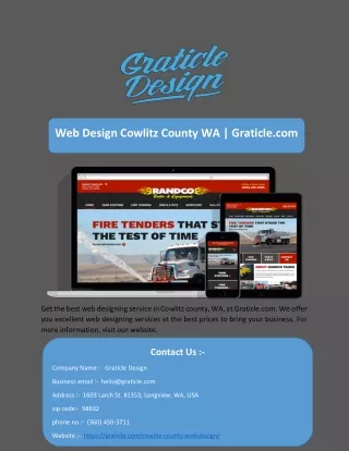 Web Design Cowlitz County WA | Graticle.com