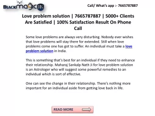 Love problem solution | 7665787887 | 5000  Clients Are Satisfied | 100% Satisfaction Result On Phone Call