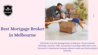 Best Mortgage Broker Melbourne - ACFS Broker
