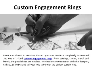 custom engagement rings