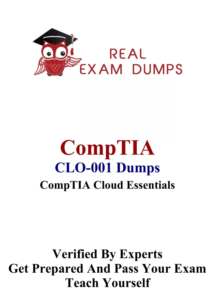 comptia clo 001 dumps comptia cloud essentials