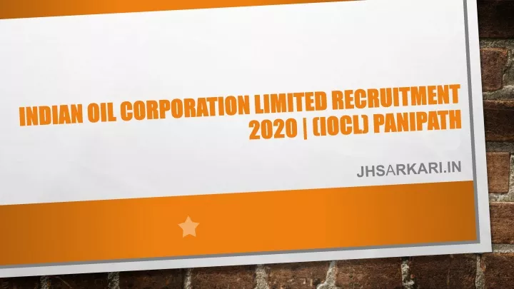 indian oil corporation limited recruitment 2020 iocl panipath