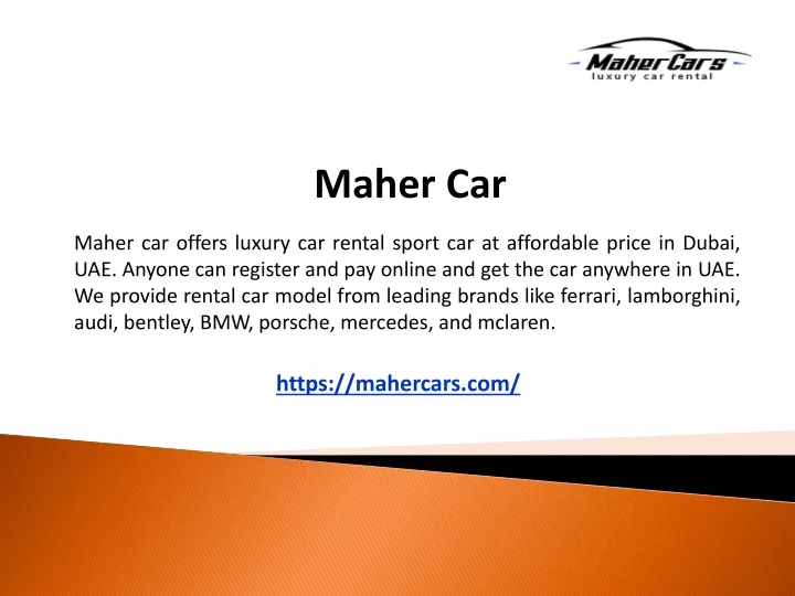 maher car