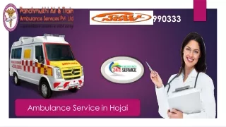 Utilize Sky Air Ambulance Service in Hojai with Hi-tech Medical Features