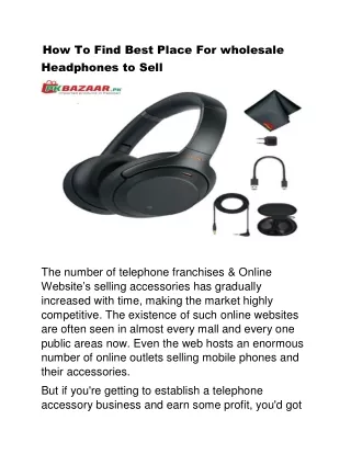 wholesale Headphones Available In Pakistan