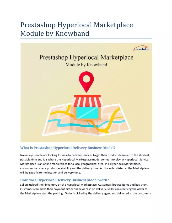 prestashop hyperlocal marketplace module