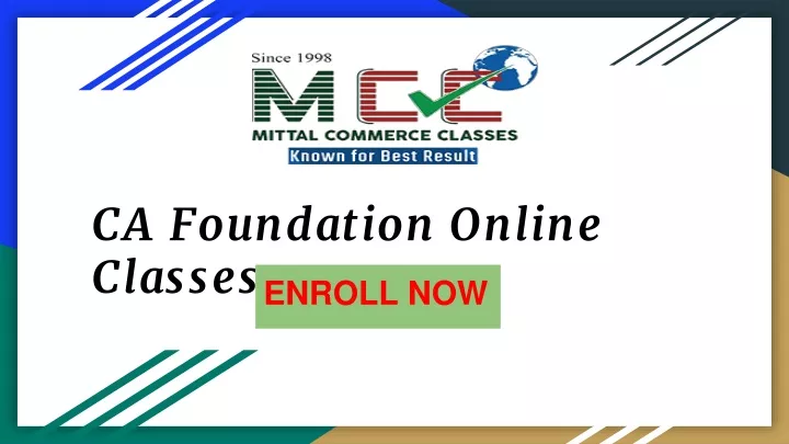 ca foundation online classes