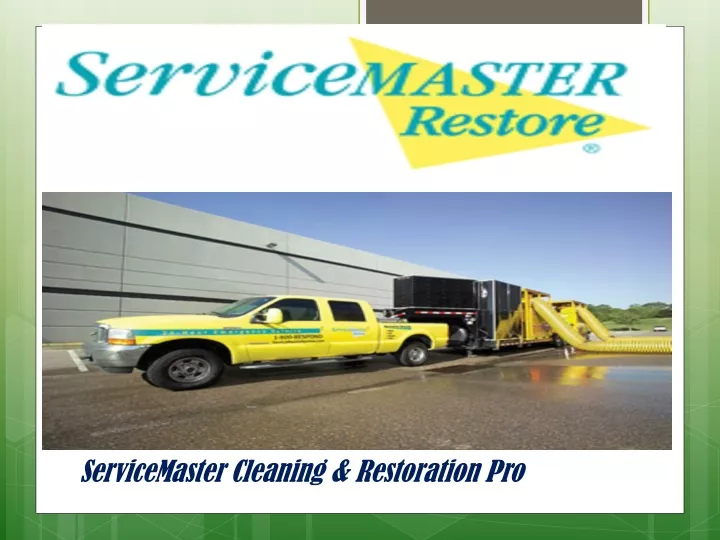 servicemaster cleaning restoration pro