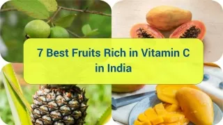 Fruits Rich in Vitamin C in India