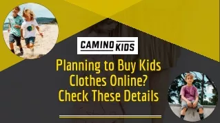 Planning to Buy Kids Clothes Online? Check These Details