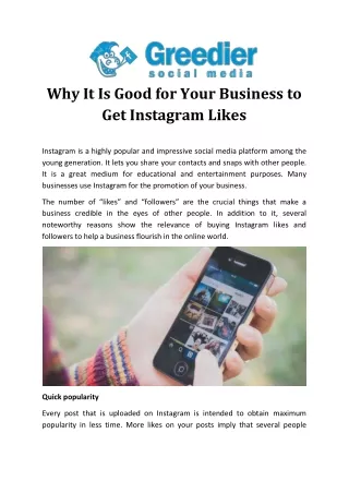 Why It Is Good for Your Business to Get Instagram Likes