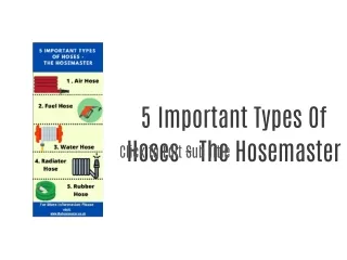 5 Important Types Of Hoses - The Hosemaster