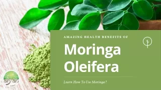 How To Use Moringa and Amazing Health Benefits of Moringa Oleifera Plant