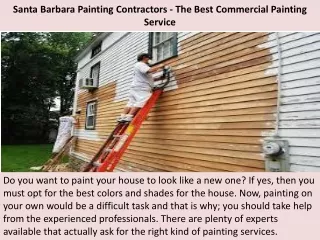 santa barbara painting contractors the best commercial painting service
