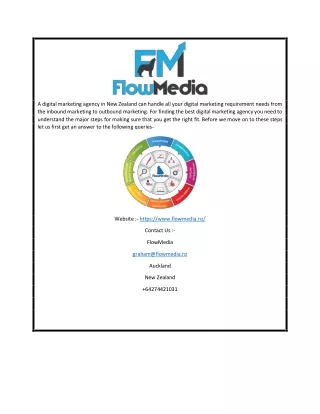 Advertising Agency in New Zealand | Flowmedia.nz