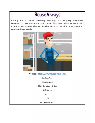 looking for a social marketing campaign