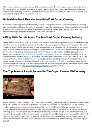 17 Signs You Work With Carpet Cleaner MFD