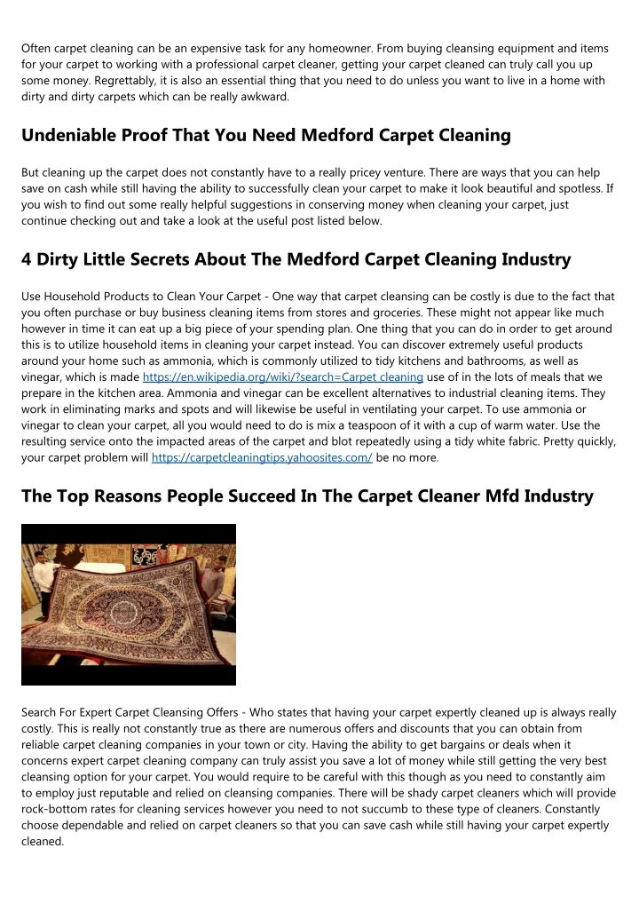 often carpet cleaning can be an expensive task